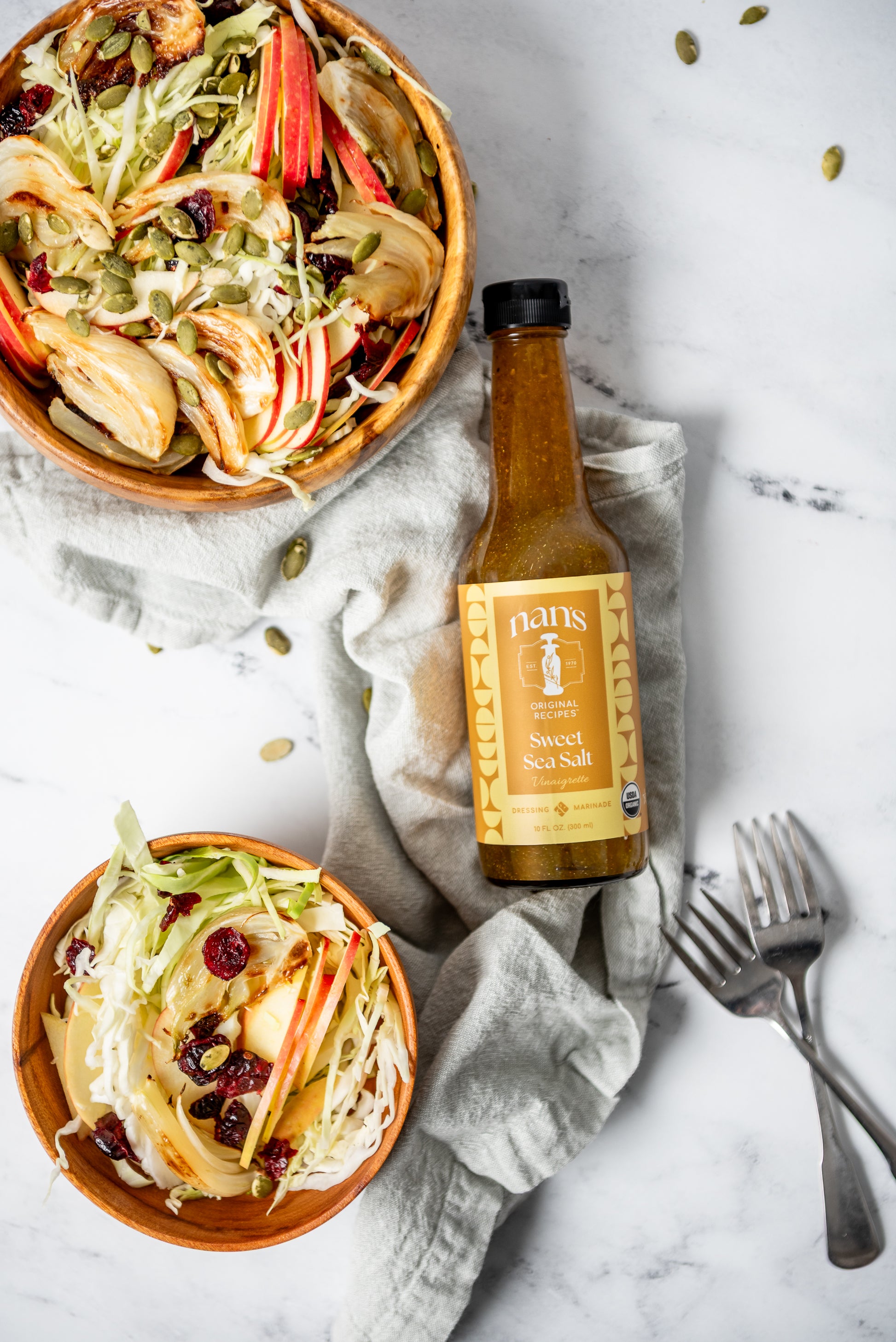 Sweet Sea Salt Vinaigrette - Seed-Oil Free Salad Dressing | Nan's Foods Nan's Original Recipes Sweet Sea Salt Vinaigrette - Seed-Oil Free Salad Dressing | Nan's Foods Nan's Original Recipes